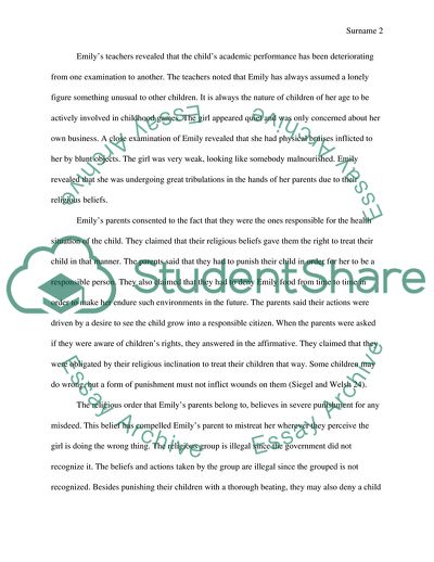 Investigating the Case of Emily