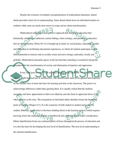 Multicultural Education