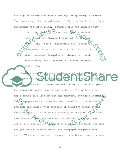 Journalism Ethics and Society