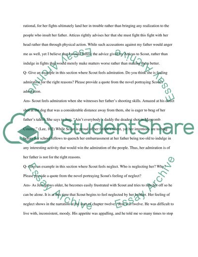 Kill a mocking bird 1.2.2