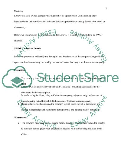 Lenovo: Building a Global Brand