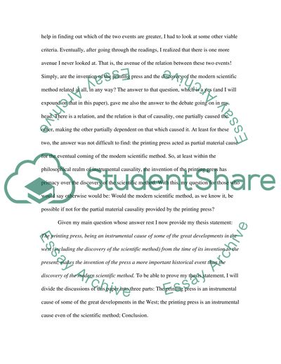 The Invention of the Printing Press