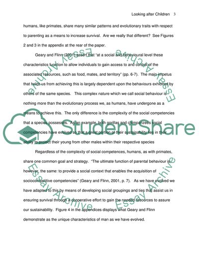 Why do we look after children