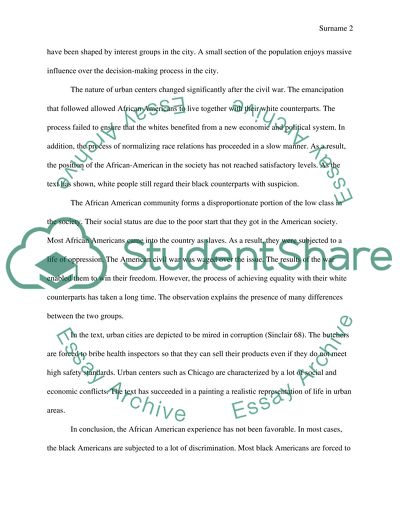 Urban America: The Jungle