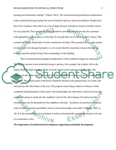 Architecture and the Environment Paper