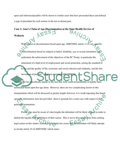 Perceived Discrimination in the Workplace
