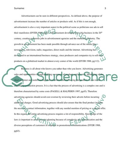 Marketing and advertisement