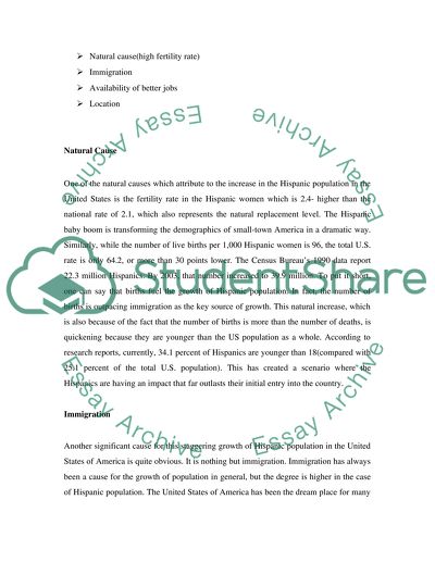 Hispanic Population in the United States
