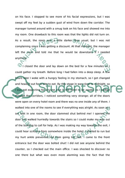 I had experience scary,haunted hotel