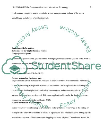 Computer Sciences and Information Technology