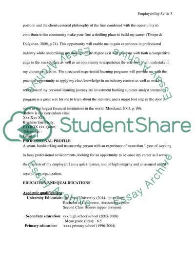 Employablility skills