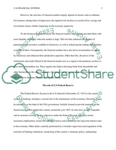 Complexities of the U.S. Financial System