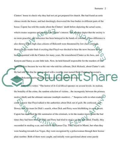 In Cold Blood by Truman Capote