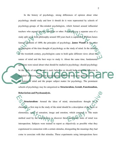 Different opinions about what is psychology