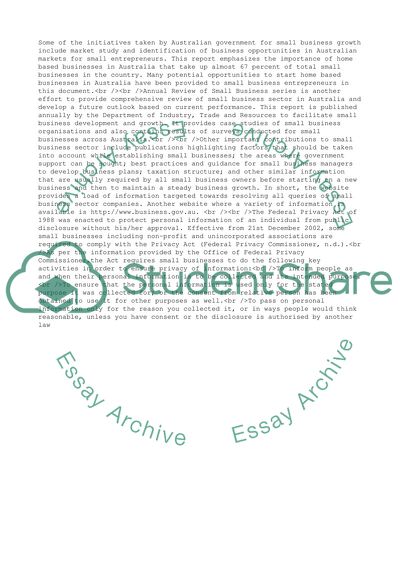 Issues in Small Business Management