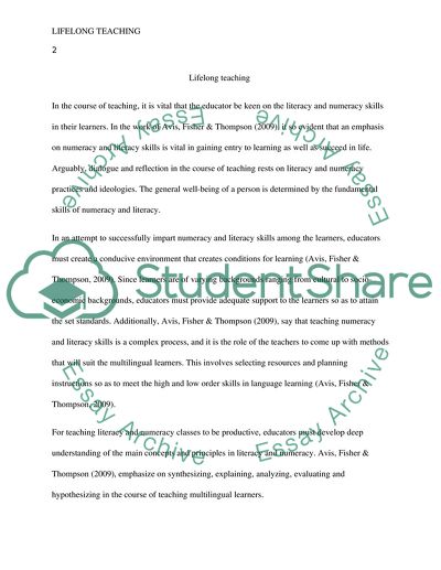 Preparing to Teach in the Lifelong Learning Sector