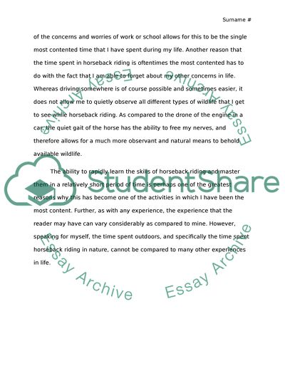 Horseback Riding as the Best Relaxation