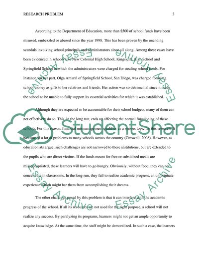 Identifying a Research-Worthy Problem