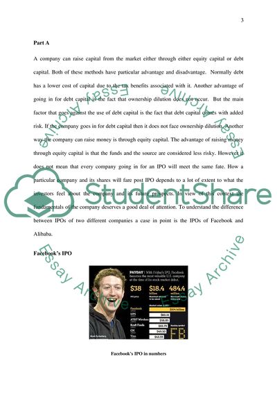 Comparison between Facebook and Alibabas Performance