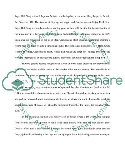 The Art and Craft of Rap Music