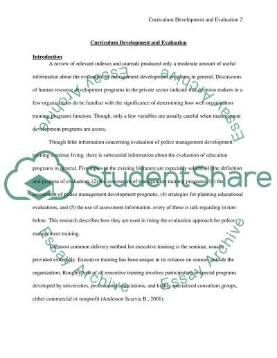 Human Resource Development Programs