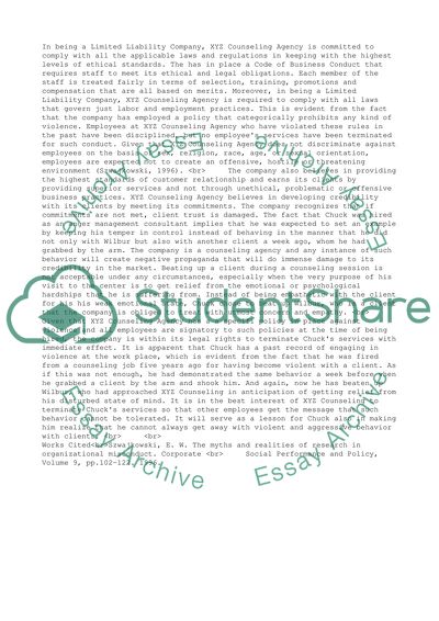 XYZ Counseling Agency