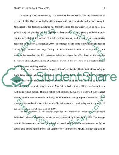 Techniques of Preventing Hip Fracture among the Elderly