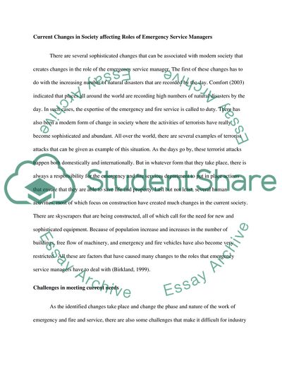 Community Risk and Political Concerns of the Fire Industry Strategic