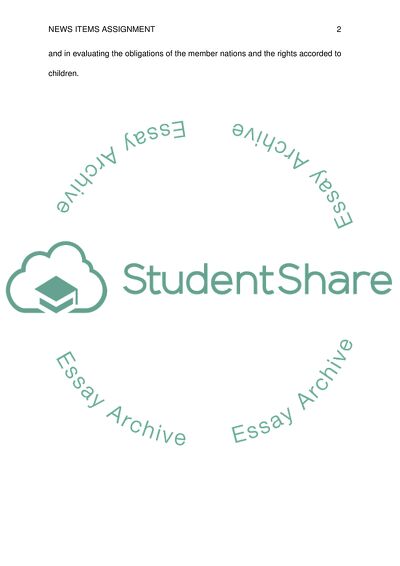 Impact of Conventions on the Rights of the Child