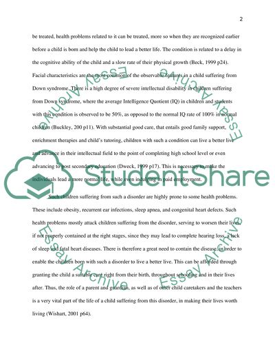 Down Syndrome into a Mainstream Primary