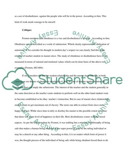 college board disobedience essay