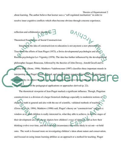 Social Systems and Constructivism