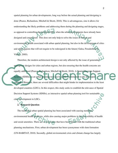 Interactive spatial urban planning