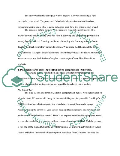 Apple IPad and its Features