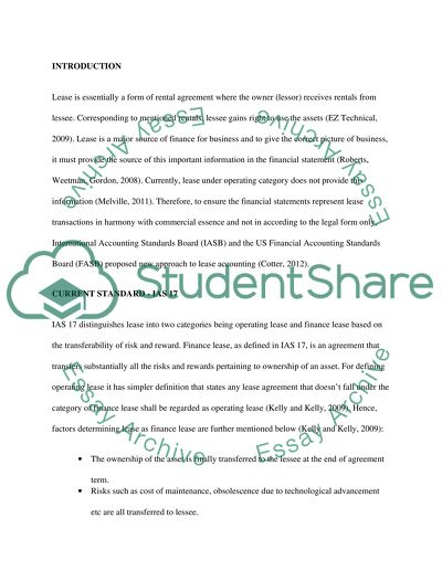 Current Developments in Accounting for Leases for Losses