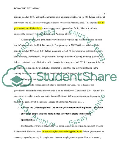 Economic Situation in the USA