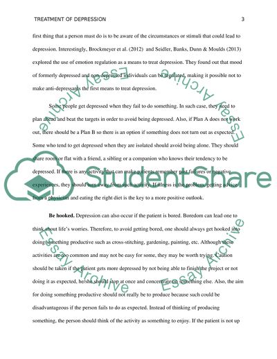 Positive Emotions in the Treatment of Depression