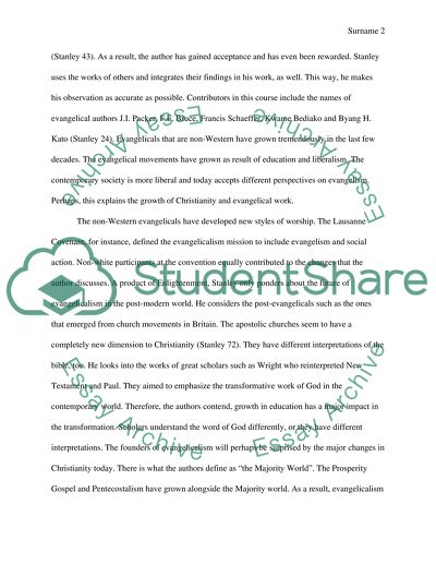 The Global Diffusion of Evangelism Critique