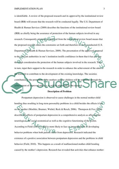 United States Department of Health and Human Services: Developing an Implementation Plan