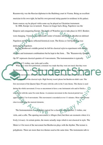 Music appreciation Sruvey