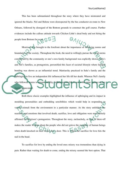 Toni Morrison and Ernest Hemingways Stories