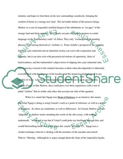 Questions of Racism in Heart of Darkness