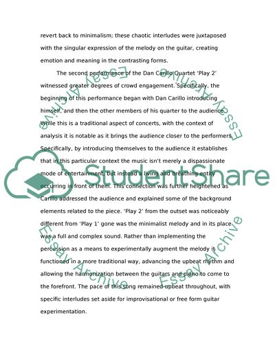 The Dan Carillo Quartet