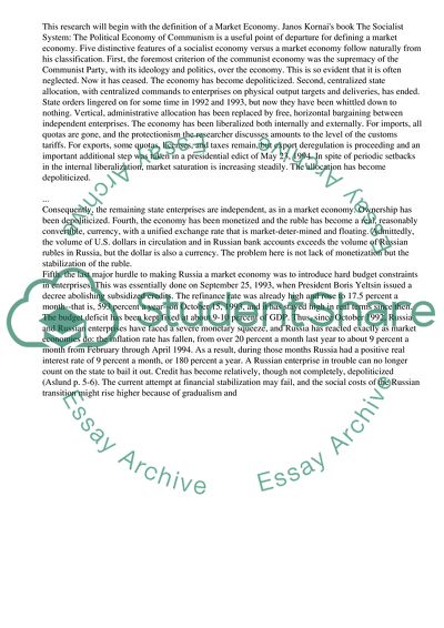 How the Russian Economy Can Regain Its International Presence