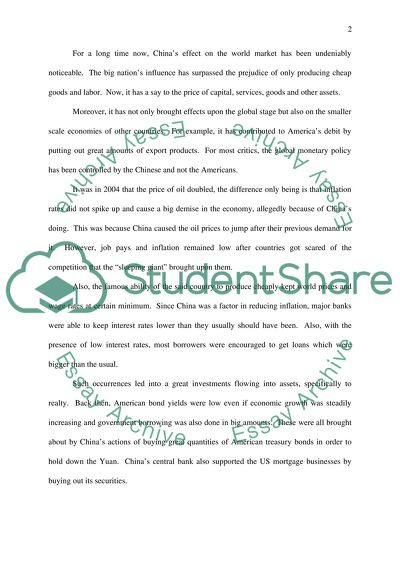 Yuan Revaluation: Its Impact on the Economy of China and U.S