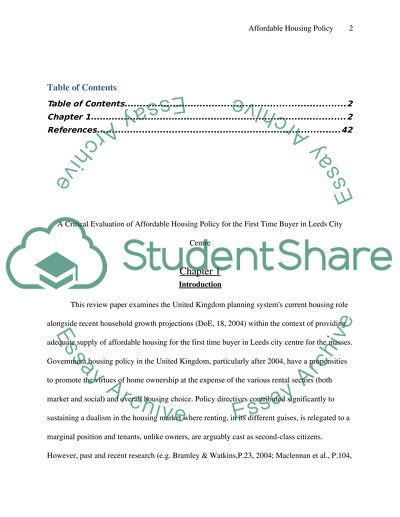 Affordable housing policy for the first time buyer in Leeds city centre