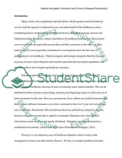 Patient Navigator Outreach and Chronic Disease Prevention Act 2005