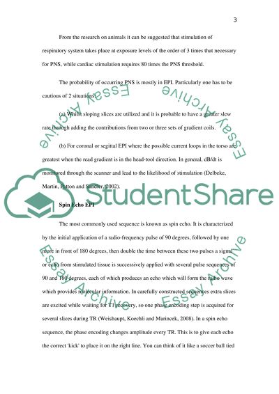 The Concept and Use of Echo Planar Imaging (EPI)