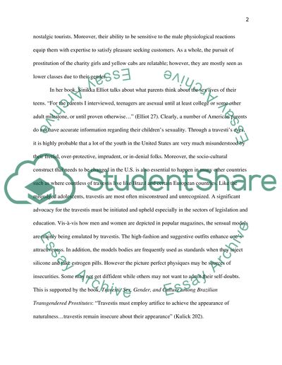 Transvestism In Modern World