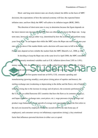 The Monetary Policy Committee of the Bank of England - The Repo Rate